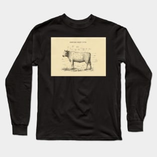 Copy of British Beef butchers chart Long Sleeve T-Shirt